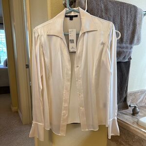 Lafayette Cream Silk Blouse